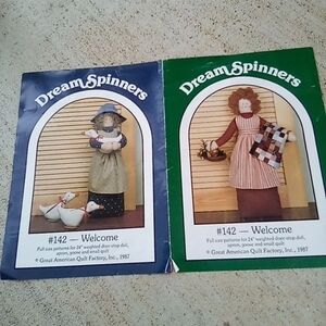 Dream Spinners Welcome Weighted Door Stop Doll Pattern